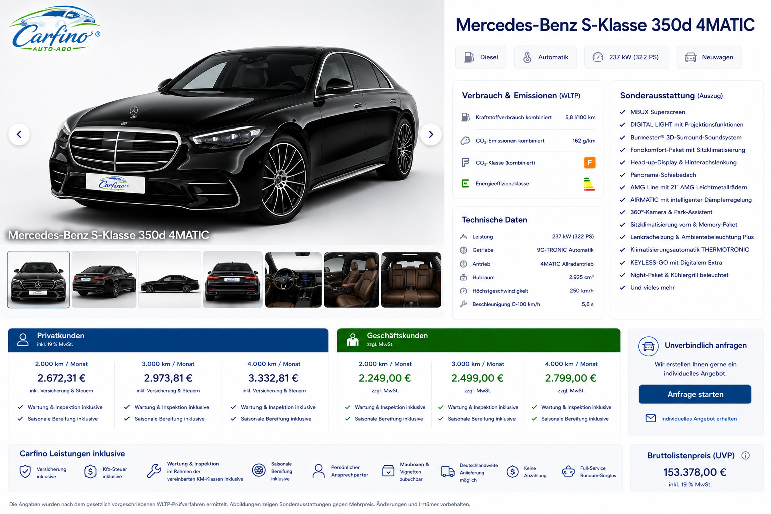 Mercedes-Benz S-Klasse S 350d 4MATIC