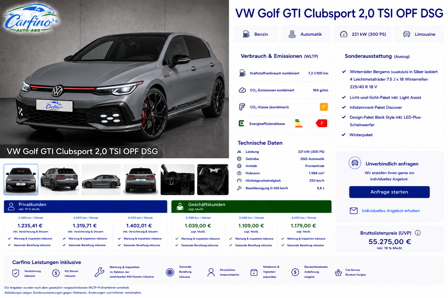 VW Golf GTI Clubsport 2,0 TSI OPF DSG