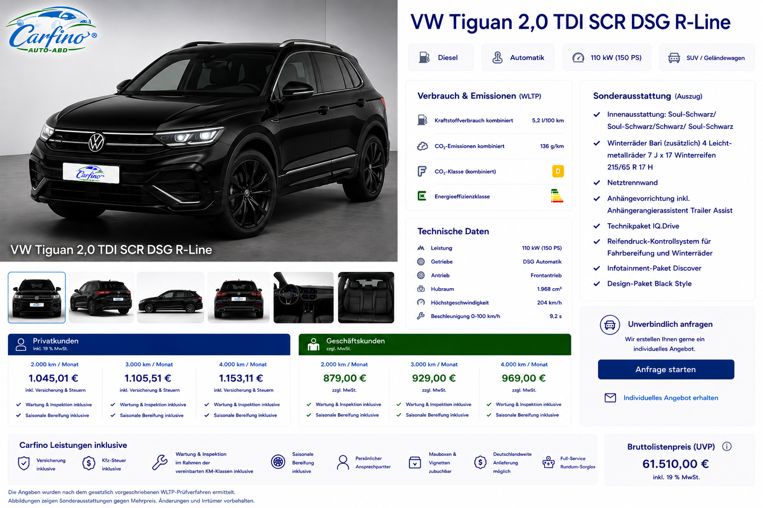 VW Tiguan 2,0 TDI SCR DSG R-Line